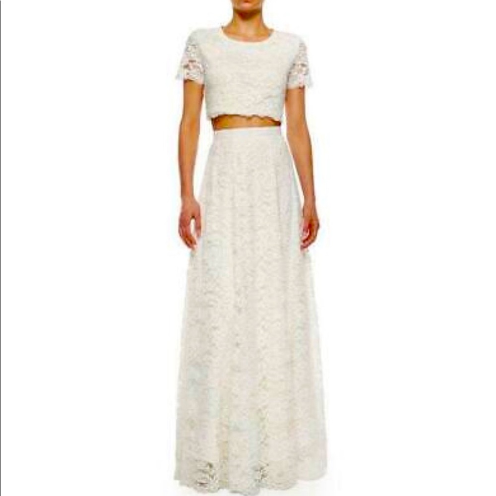 Haute Hippie 2 Piece Wedding Dress NWT